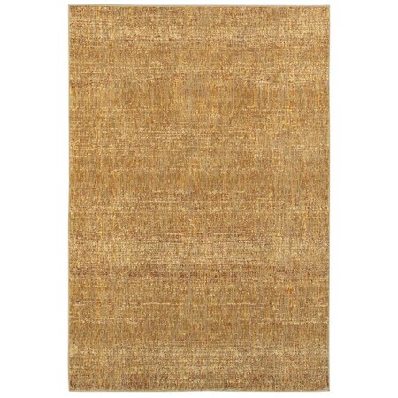 Oriental Weavers 6 Ft. 7 In. X 9 Ft. 6 In. Atlas Casual Area Rug, Gold A8033R200300ST